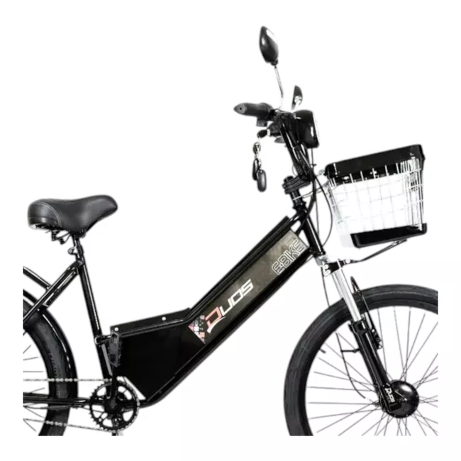 Bicicleta Eletrica A26 Duos 2026 Confort Preto