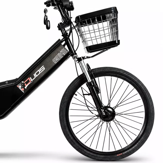 Bicicleta Eletrica A26 Duos 2026 Confort Preto