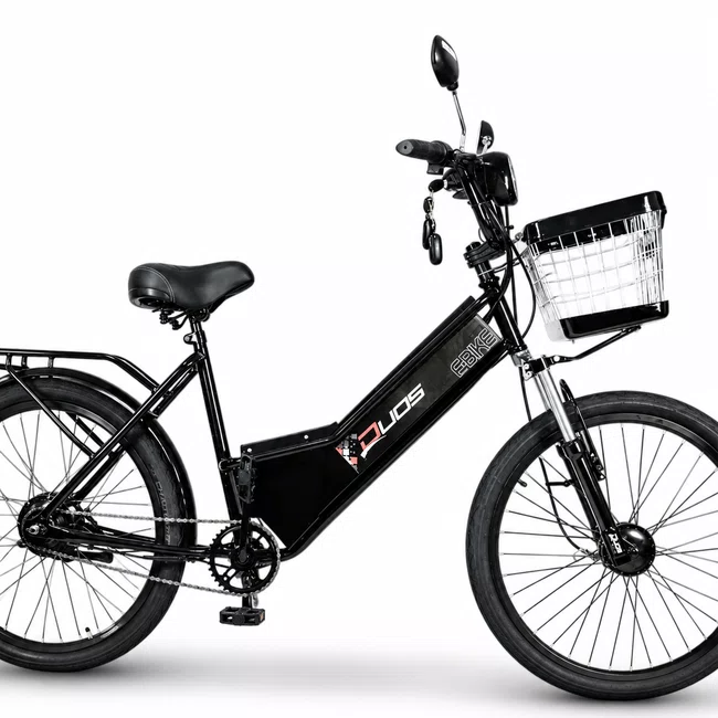 Bicicleta Eletrica A26 Duos 2026 Confort Preto