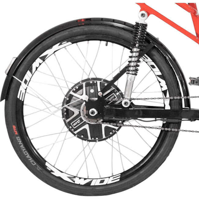 Bicicleta Elétrica Aro 26 Duos Full Lithium Vermelha