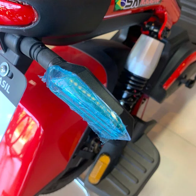 Bicicleta Eletrica Aro20 NTZ Shark 1000w Vermelhaㅤㅤㅤㅤㅤㅤ