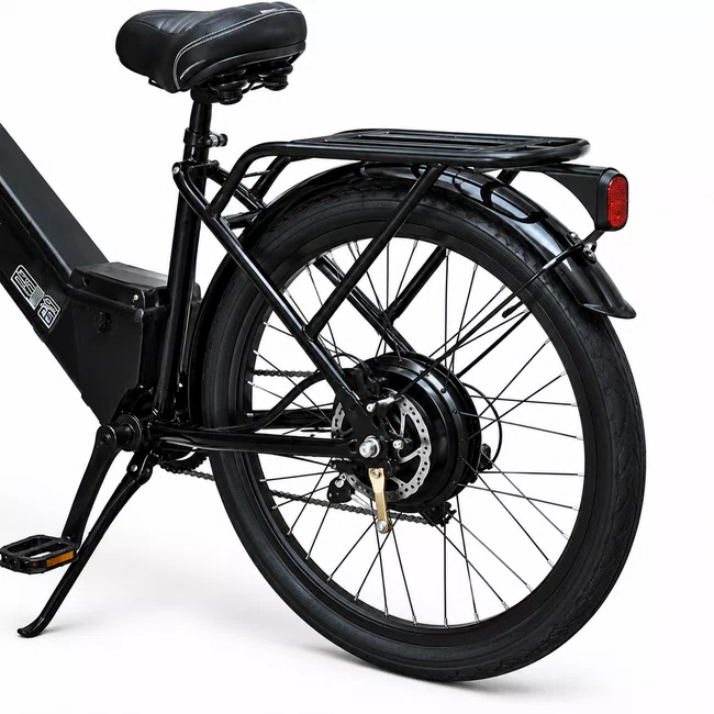 Bicicleta Elétrica Duos Confort 800 Watts Preto