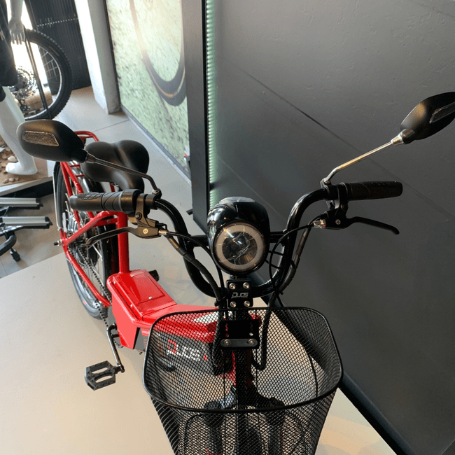 Bicicleta Eletrica Duos Confort SB Litio Aro 26 Vermelha