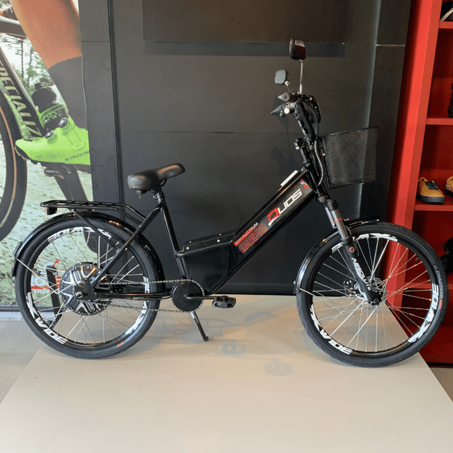 Bicicleta Elétrica Duos Confort SB Litio Aro 26 Preto