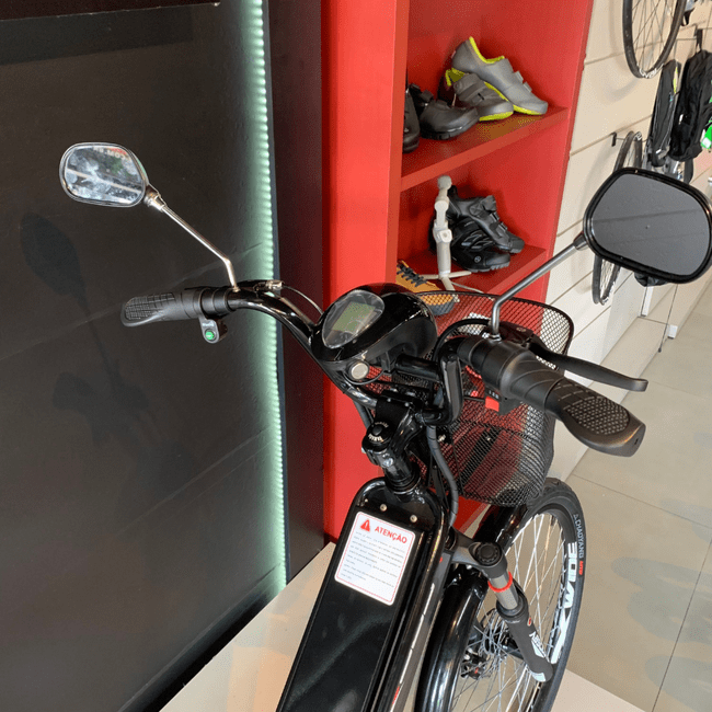 Bicicleta Elétrica Duos Confort SB Litio Aro 26 Preto
