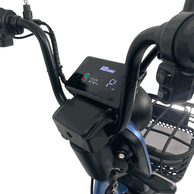 Bicicleta Elétrica Duos Eko-5 Aro 14 500 Watts Azulㅤㅤㅤㅤ