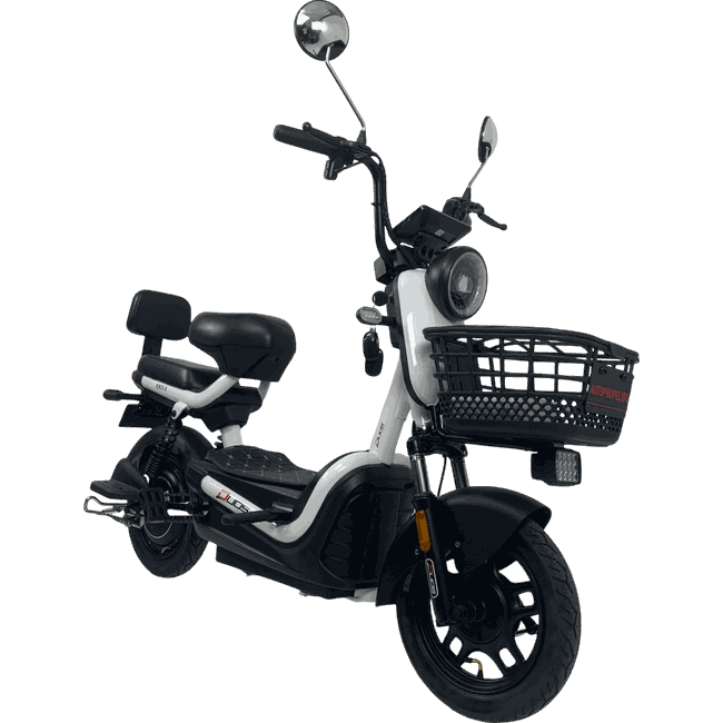 Bicicleta Elétrica Duos Eko-5 Aro 14 500 Watts Brancoㅤㅤㅤㅤㅤㅤㅤ