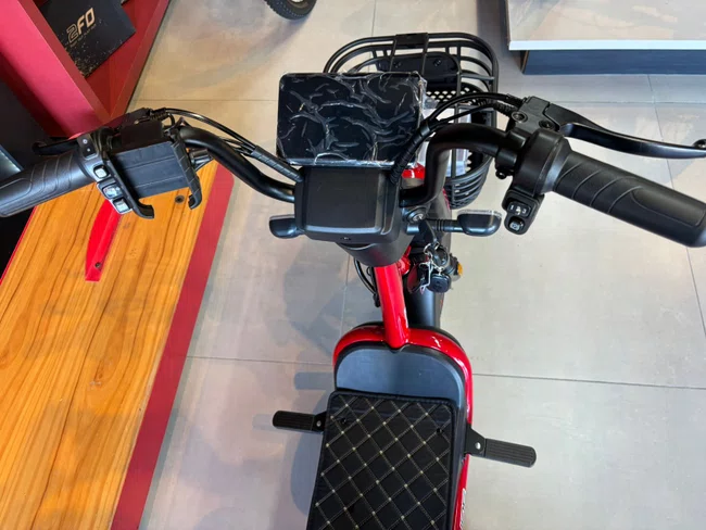 Bicicleta Elétrica Duos Eko-5 Aro 14 500 Watts Vermelho