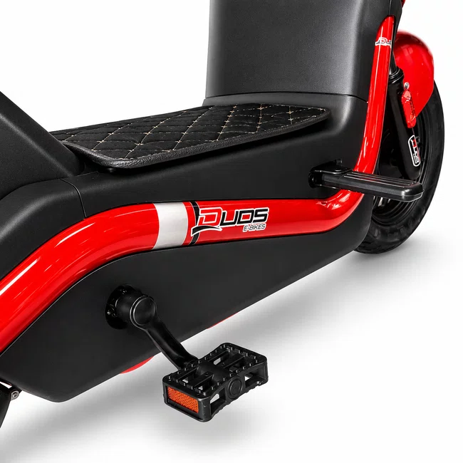 Bicicleta Elétrica Duos Eko-7 800w 48v Aro 20ah Vermelho