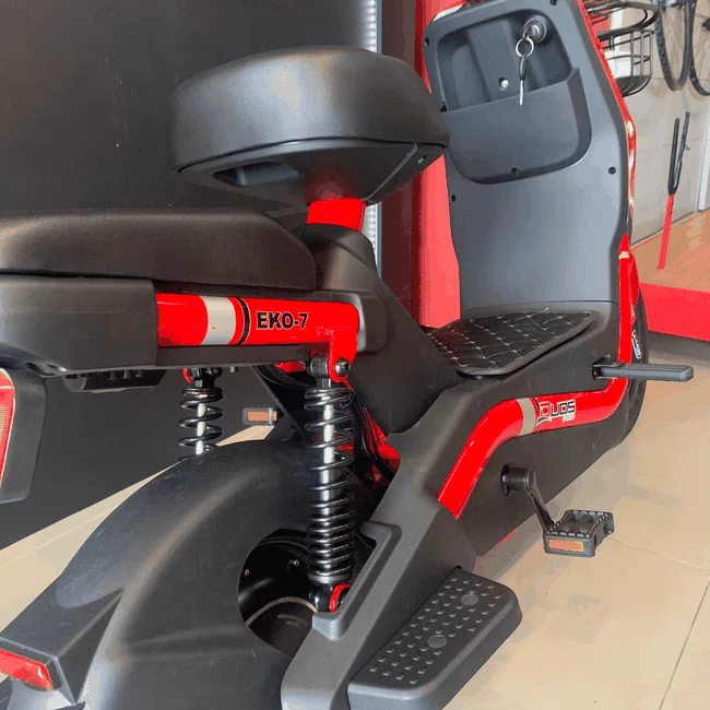 Bicicleta Elétrica Duos Eko-7 800w 48v Aro 20ah Vermelho