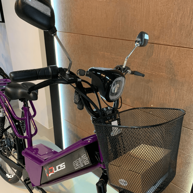 Bicicleta Életrica Duos Full Aro 26 Violeta