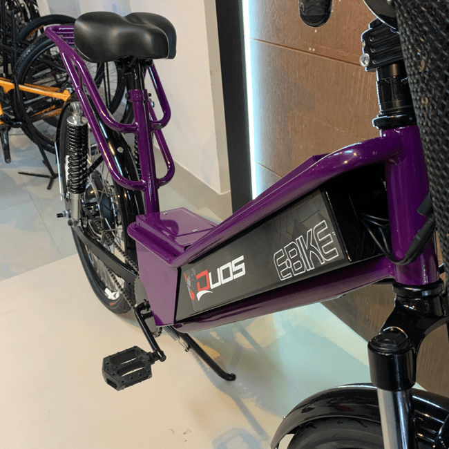 Bicicleta Életrica Duos Full Aro 26 Violeta