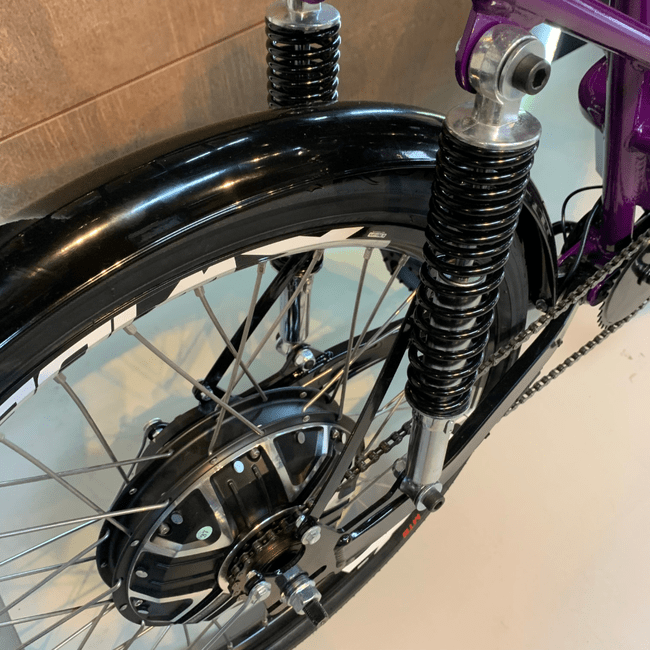 Bicicleta Életrica Duos Full Aro 26 Violeta