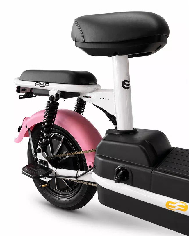 Bicicleta Eletrica A10 Pop Lítio 800W Rosa