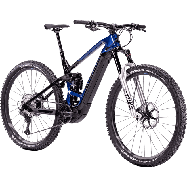 Bicicleta Elétrica Sense Exalt E-Trail Evo 2024 Aro 29 XT 12v Azul e Preto