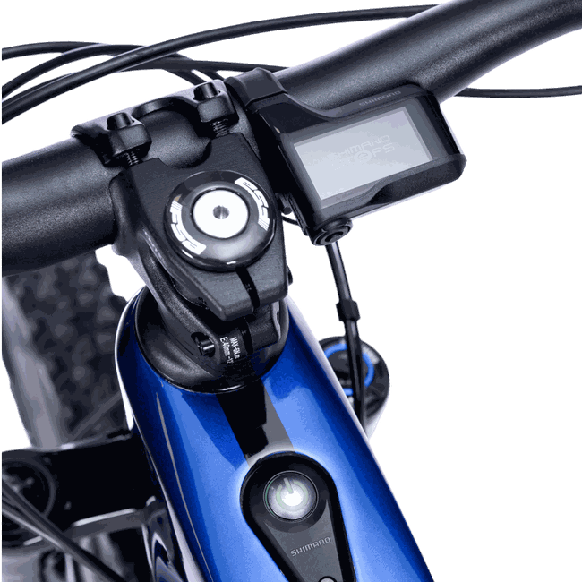 Bicicleta Elétrica Sense Exalt E-Trail Evo 2024 Aro 29 XT 12v Azul e Preto