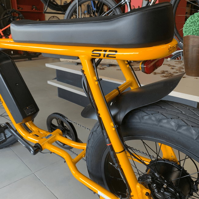 Bicicleta Elétrica Street GO S12 Aro 20 Tourney 7v Amarelo