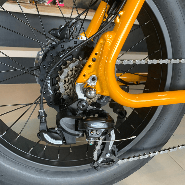 Bicicleta Elétrica Street GO S12 Aro 20 Tourney 7v Amarelo