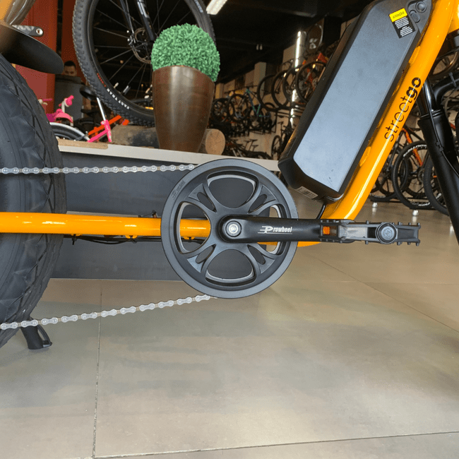 Bicicleta Elétrica Street GO S12 Aro 20 Tourney 7v Amarelo