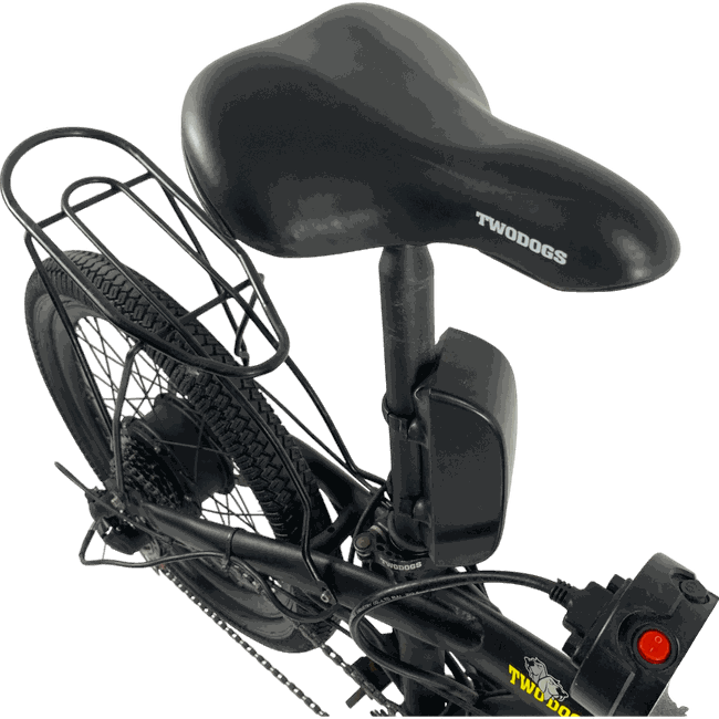 Bicicleta Elétrica Two Dogs Pliage Aro 20 Tourney TX 7v Preto - Seminova