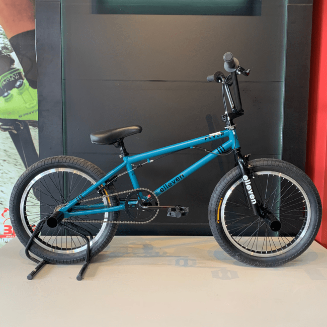 Bicicleta Elleven Fever BMX Aro 20 Verde e Preto