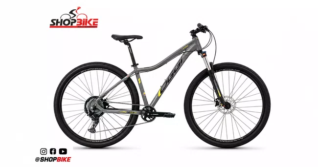 Bicicleta Float Essa 5.0 A29 Shimano 8v Grafite/Preto/S-Lime