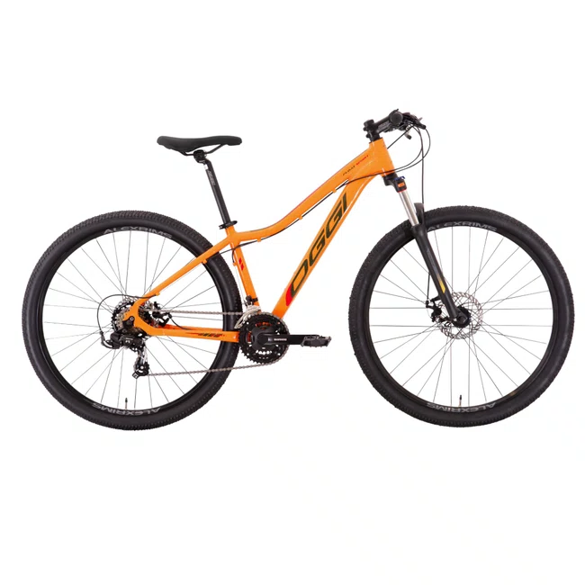 Bicicleta Float Sport  Aro29 Tourney 21v Laranja e Cinza e Marrom Bicicleta Float Sport  Aro29 Tourney 21v Laranja e Cinza e Marrom