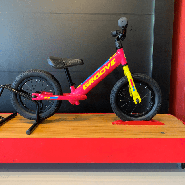 Bicicleta Groove Balance Aro 12 Rosa e Amarelo e Azul