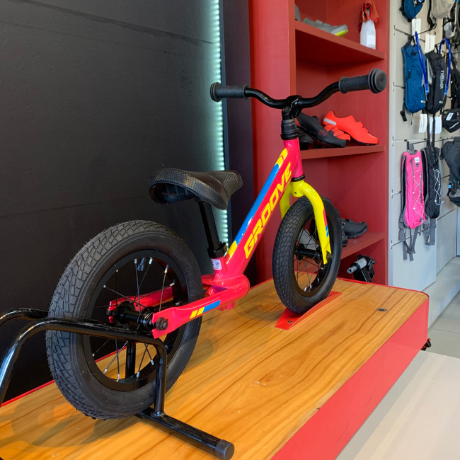 Bicicleta Groove Balance Aro 12 Rosa e Amarelo e Azul