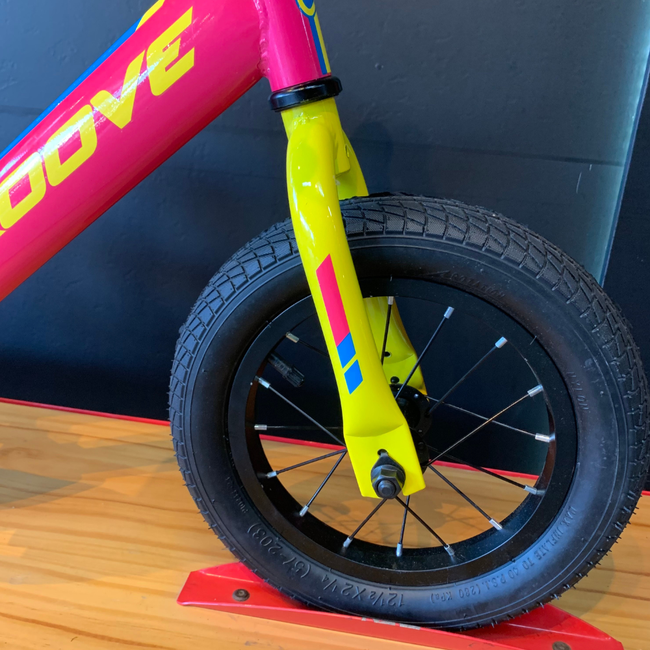 Bicicleta Groove Balance Aro 12 Rosa e Amarelo e Azul