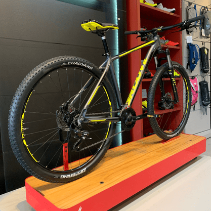 Bicicleta Groove Hype 50 Aro 29 Tourney 24v 2023 Grafite e Amarelo e Preto