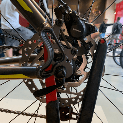 Bicicleta Groove Hype 50 Aro 29 Tourney 24v 2023 Grafite e Amarelo e Preto
