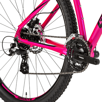 Bicicleta Groove Indie 50 Aro 29 Altus 24v 2023 Rosa e Preto
