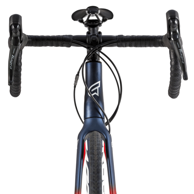 Bicicleta Groove Overdrive 70 Aro 700 Tiagra 20v 2023 Azul e Vermelho e Branco