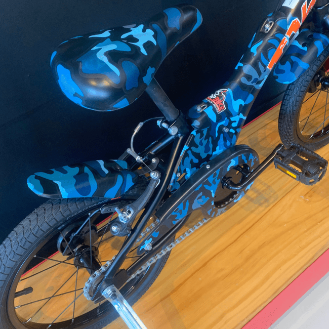 Bicicleta Groove T16 Aro 16 2023 Camuflada Azul