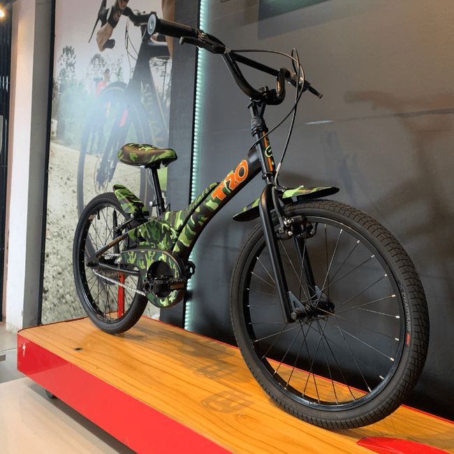 Bicicleta Groove T20 Camuflada Aro 20 2023 Verde