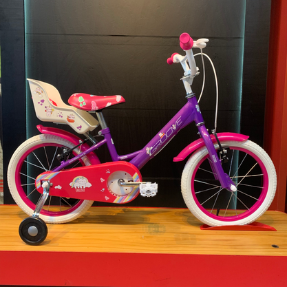 Bicicleta Groove Unilover Aro 16 2023 Violeta e Branco
