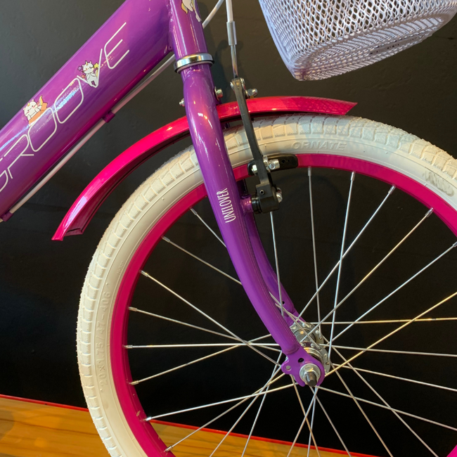 Bicicleta Groove Unilover Aro 20 2023 Violeta e Branco