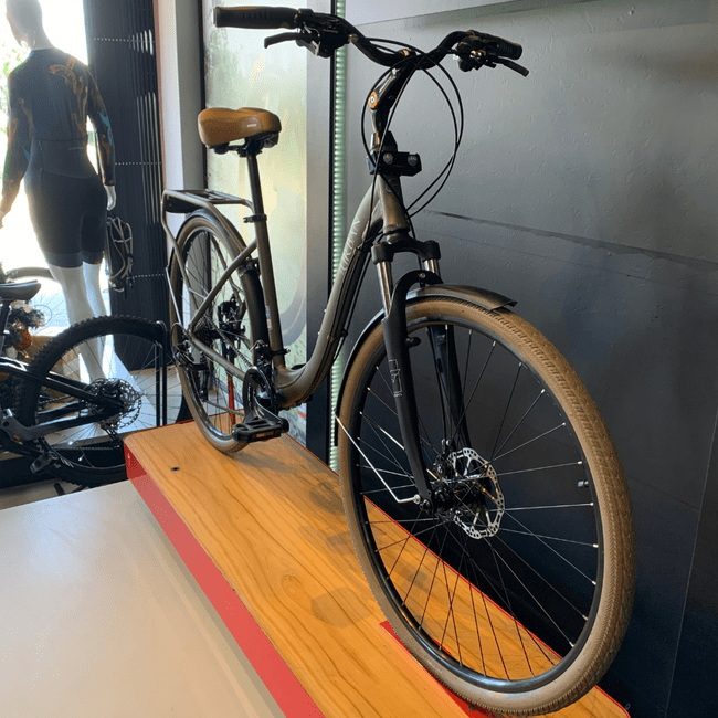 Bicicleta Groove Urban MD Aro 700 Tourney 21v 2023 Verde Oliva