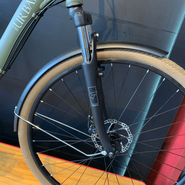 Bicicleta Groove Urban MD Aro 700 Tourney 21v 2023 Verde Oliva