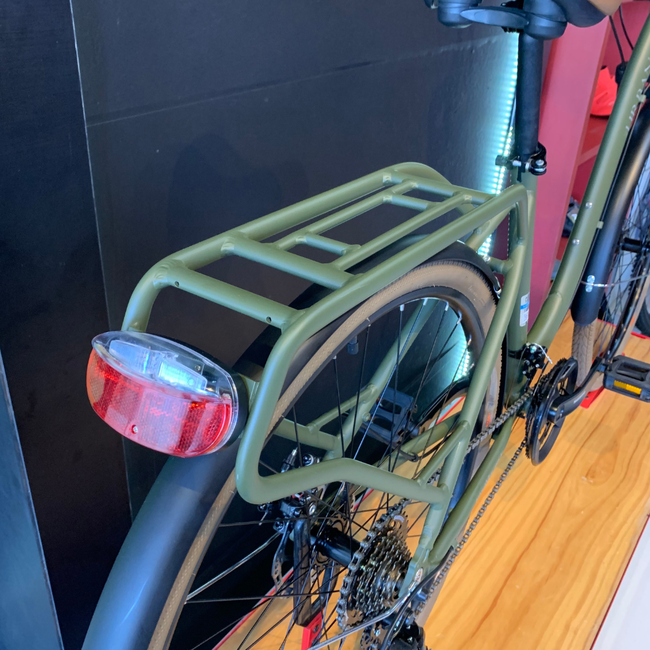 Bicicleta Groove Urban MD Aro 700 Tourney 21v 2023 Verde Oliva