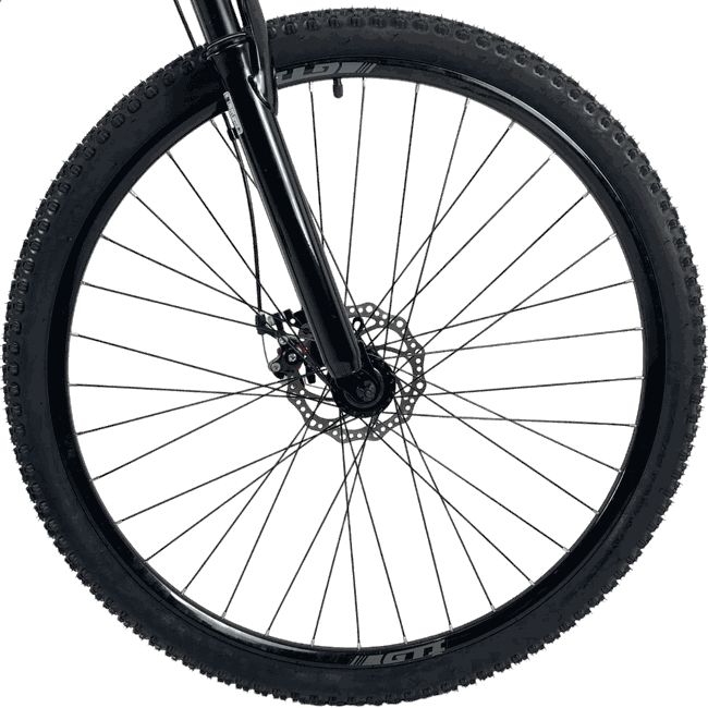 Bicicleta GTI Roma Aro 29 Shimano 21v Preto e Brancoㅤㅤㅤ