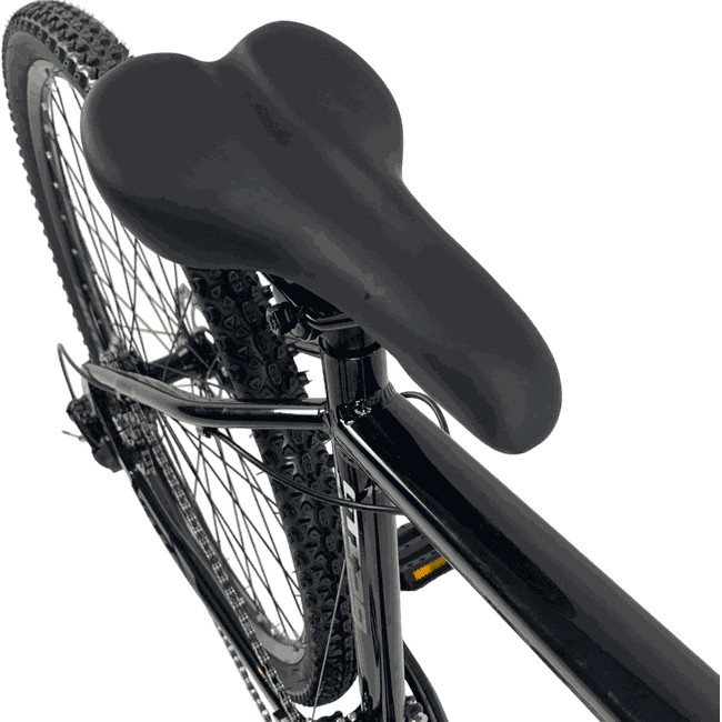 Bicicleta GTI Roma Aro 29 Shimano 21v Preto e Brancoㅤㅤㅤ