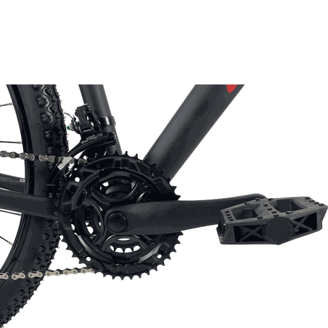 Bicicleta GTI Roma Aro 29 Shimano 21v Preto e Vermelhoㅤ
