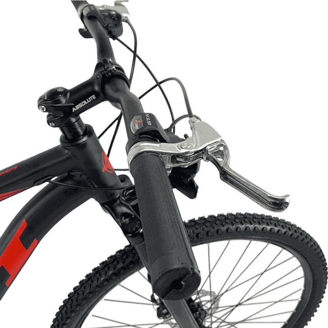 Bicicleta GTI Roma Aro 29 Shimano 21v Preto e Vermelhoㅤ