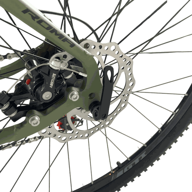 Bicicleta GTI Roma Aro 29 Shimano 21v Verde Militarㅤㅤㅤ