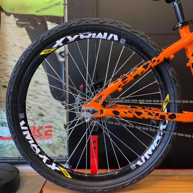 Bicicleta Hupi Aro 26 Naja v9 Laranja e Preto
