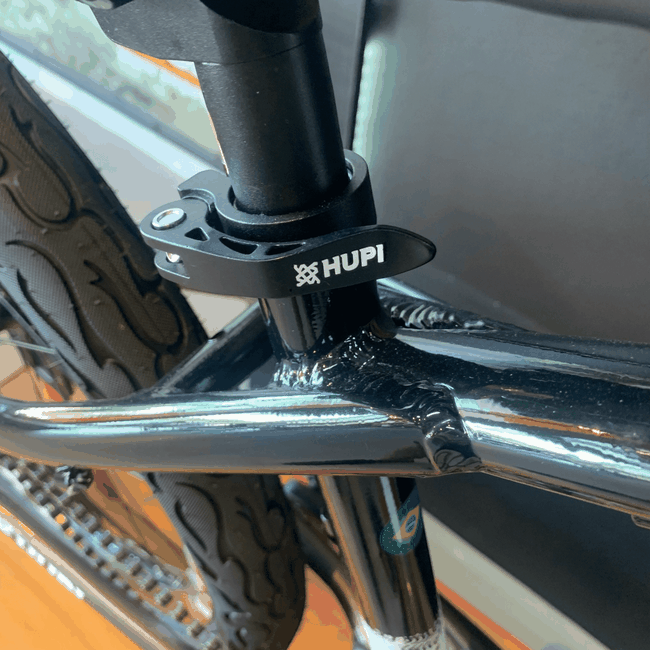 Bicicleta Hupi Naja V9 Aro 26 Preto e Prata e Brancoㅤㅤㅤ