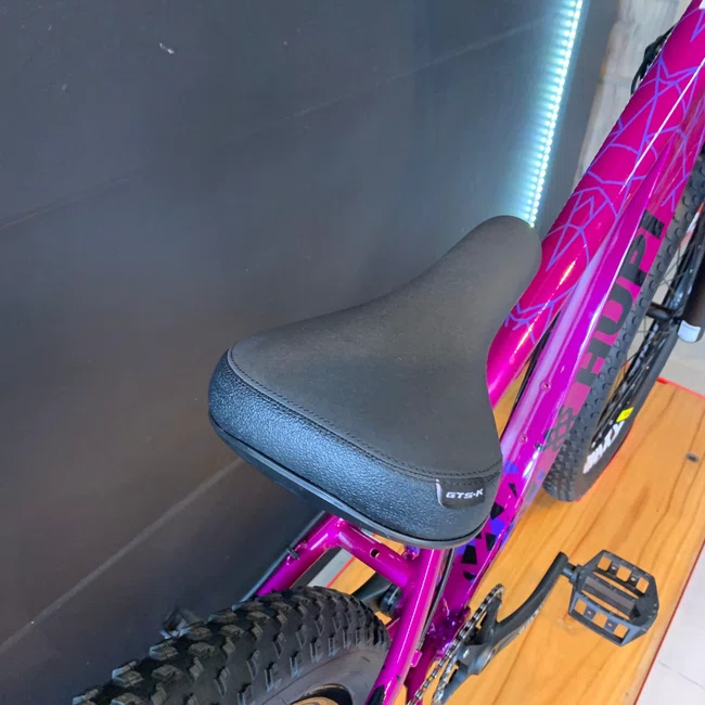 Bicicleta Hupi Naja v9 Gancheira Horizontal Aro 26 Deore Xt 11v Roxo e Preto