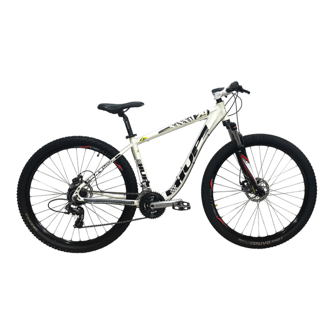 Bicicleta Hupi Nannai 29 Aro 29 Altus 24v Branco e Preto - Seminova